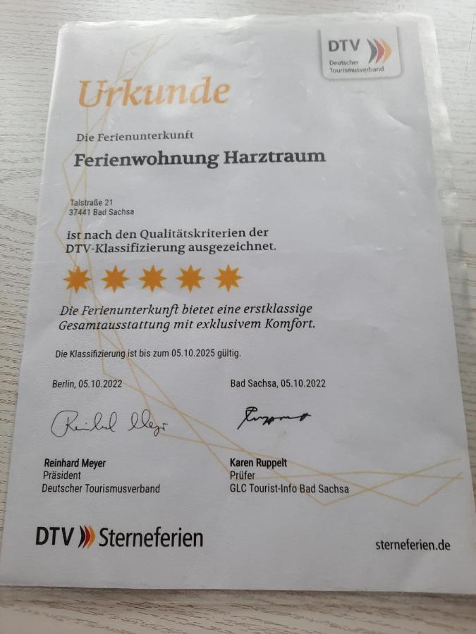 Ferienwohnung Harztraum Bad Sachsa Exterior foto